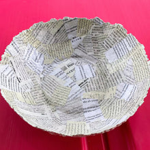 Load image into Gallery viewer, Paper Zen Designs - White Paper Mache Pulp Bowl, Home Decor, Paper Zen Designs, Atrium 916 - Sacramento.Shop