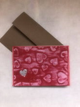 Load image into Gallery viewer, Susan Twining Creations - Handmade Heart Greeting Card - 3 1/2" x 5", Stationery, Susan Twining Creations, Atrium 916 - Sacramento.Shop