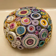 Load image into Gallery viewer, Paper Zen Designs - Mini Rolled Coiled Magazine Bowl, Home Decor, Paper Zen Designs, Sacramento . Shop