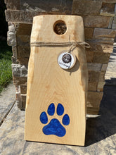 Load image into Gallery viewer, WCS Designs-Maple Charcuterie Board w/Blue Paw, Kitchen & Dishware, WCS Designs, Atrium 916 - Sacramento.Shop