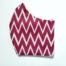 Load image into Gallery viewer, Nikki Spies - Purple Chevron Mask - Sacramento . Shop