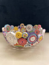 Load image into Gallery viewer, Paper Zen Designs - Mini Rolled Coiled Magazine Bowl MultiColor, Home Decor, Paper Zen Designs, Atrium 916 - Sacramento.Shop