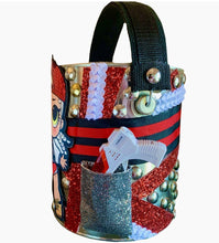 Load image into Gallery viewer, Grace Yip Designs- Lucy Lazer Red Feely Can tote, Fashion, Grace Yip Designs, Sacramento . Shop