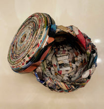 Load image into Gallery viewer, Paper Zen Designs - Small Paper Weaved Container with Lid, Home Decor, Paper Zen Designs, Atrium 916 - Sacramento.Shop