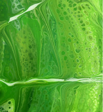 Load image into Gallery viewer, Tami’s Infinite Designs - Up-Cycled Record Wall Clock Lime Slice, Wall Art, Tami’s Infinite Designs, Atrium 916 - Sacramento.Shop