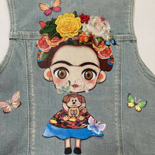 Load image into Gallery viewer, Maggie Devos- Denim vest-Fridita- Children Size 6X, Fashion, Maggie Devos, Atrium 916 - Sacramento.Shop