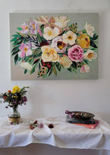 Load image into Gallery viewer, Nida Akhtar Studio- She Loves me Flowers, Wall Art, Nida Akhtar Studio, Atrium 916 - Sacramento.Shop