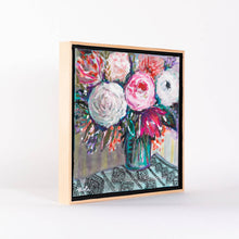 Load image into Gallery viewer, Nida Akhtar Studio - Pink Rosette Painting, Wall Art, Nida Akhtar Studio, Sacramento . Shop