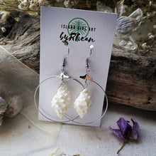 Load image into Gallery viewer, Island Girl Art - Upcycled Earrings- Seashell Hoop, Jewelry, Island Girl Art by Rhean, Atrium 916 - Sacramento.Shop