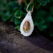 Load image into Gallery viewer, Succulent Sirens- Aloe Karasbergensis Seed Pod Teardrop Pendant Hemp Necklace, jewelry, Skye Bergen, Sacramento . Shop