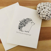 Load image into Gallery viewer, Karen Sue Studios - Sending You Hedgehugs, Stationery, Karen Sue Studios, Sacramento . Shop