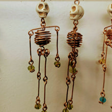 Load image into Gallery viewer, Stone Turner Creations- Large Skeleton Earrings, Jewelry, Stone Turner Creations, Atrium 916 - Sacramento.Shop