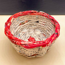 Load image into Gallery viewer, Paper Zen Designs - Small Paper Weaved Container, Home Decor, Paper Zen Designs, Sacramento . Shop