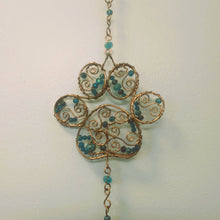 Load image into Gallery viewer, Stone Turner Creations - Blue Paw Print Rainbow Maker, Home Decor, Stone Turner Creations, Atrium 916 - Sacramento.Shop