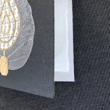 Load image into Gallery viewer, Susan Twining Creations - Greeting Card with Bodhi Leaf and Gold Accents, Stationery, Susan Twining Creations, Sacramento . Shop