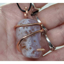 Load image into Gallery viewer, Arcane Moon - Copper Wrapped Carnelian Pendant, Jewelry, Arcane Moon, Atrium 916 - Sacramento.Shop