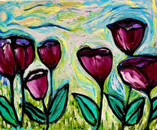 Load image into Gallery viewer, Laurie Blanchard Art - Abstract Impression Poppies, Wall Art, Laurie Blanchard Art, Atrium 916 - Sacramento.Shop