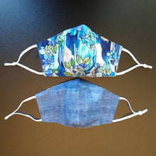 Load image into Gallery viewer, Yennie Zhou Designs - Adult Reversible Mask- Medium to Large, Masks, Yennie Zhou Designs, Sacramento . Shop