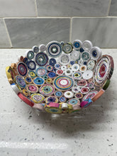 Load image into Gallery viewer, Paper Zen Designs - Medium 6” Rolled Coiled Magazine Bowl, Home Decor, Paper Zen Designs, Atrium 916 - Sacramento.Shop