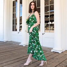 Load image into Gallery viewer, Yennie Zhou Designs - Tropical Palm Trees Leaves Print Cocoon Dress w/ Matching Mask and Bag, Fashion, Yennie Zhou Designs, Sacramento . Shop