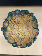 Load image into Gallery viewer, Paper Zen Designs - I Stand With Ukraine 6” Recycle Coiled Paper Basket, Home Decor, Paper Zen Designs, Atrium 916 - Sacramento.Shop