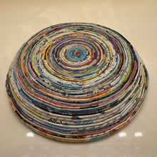 Load image into Gallery viewer, Paper Zen Designs - Rolled Upcycled Magazine Paper Container, Home Decor, Paper Zen Designs, Atrium 916 - Sacramento.Shop