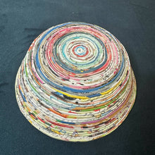 Load image into Gallery viewer, Paper Zen Designs - Rolled Upcycled Magazine Paper Container, Home Decor, Paper Zen Designs, Atrium 916 - Sacramento.Shop