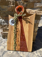 Load image into Gallery viewer, WCS Designs - Olive Wood Charcuterie board with epoxy inlay, Kitchen & Dishware, WCS Designs, Atrium 916 - Sacramento.Shop