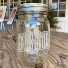 Load image into Gallery viewer, Peace Core Glass Art - Sacramento Stash Jar Small, Glasswork, Peace Core Glass Art, Atrium 916 - Sacramento.Shop