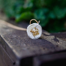 Load image into Gallery viewer, Succulent Sirens - Maidenhair Fern Circle Pendant Hemp Necklace, jewelry, Skye Bergen, Sacramento . Shop