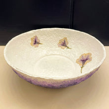 Load image into Gallery viewer, Paper Zen Designs - Large Metallic Purple Paper Mache Pulp Bowl, Home Decor, Paper Zen Designs, Sacramento . Shop