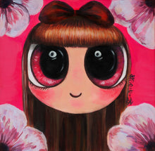 Load image into Gallery viewer, Elysiumstar Art -OOAK - Blossom Pop Surrealism Acrylic Painting, Wall Art, Elysiumstar Art, Sacramento . Shop