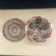 Load image into Gallery viewer, Paper Zen Designs - Medium Paper Weaved Container with Lid, Home Decor, Paper Zen Designs, Atrium 916 - Sacramento.Shop