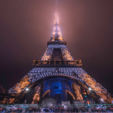Load image into Gallery viewer, Mims Fine Art Photography- Foggy night Paris, Wall Art, Mims fine art, Atrium 916 - Sacramento.Shop