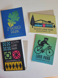 Tenacious Goods - Sacramento Neighborhoods Art Cards, Greeting Cards, Tenacious Goods, Atrium 916 - Sacramento.Shop