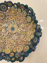 Load image into Gallery viewer, Paper Zen Designs - I Stand With Ukraine 10” Recycle Coiled Paper Basket, Home Decor, Paper Zen Designs, Atrium 916 - Sacramento.Shop