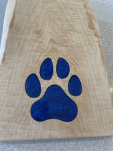 Load image into Gallery viewer, WCS Designs-Maple Charcuterie Board w/Blue Paw, Kitchen & Dishware, WCS Designs, Atrium 916 - Sacramento.Shop