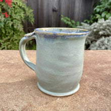 Load image into Gallery viewer, Angie Talbert Studios- Stone Blue Mug with Thumbrest, Ceramics, Angie Talbert Studios, Atrium 916 - Sacramento.Shop