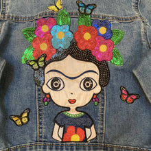 Load image into Gallery viewer, Maggie Devos - Sequined Fridita Jean Jacket - Size 8/M girls, Fashion, Maggie Devos, Atrium 916 - Sacramento.Shop