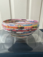 Load image into Gallery viewer, Paper Zen Designs - Rolled Upcycled Magazine Paper Container, Home Decor, Paper Zen Designs, Atrium 916 - Sacramento.Shop