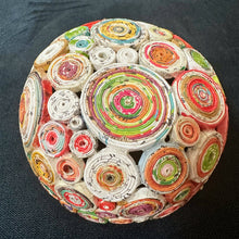 Load image into Gallery viewer, Paper Zen Designs - Mini Rolled Coiled Magazine Bowl, Home Decor, Paper Zen Designs, Atrium 916 - Sacramento.Shop