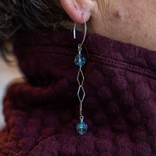 Load image into Gallery viewer, Lori Sparks- Sterling Diamond Shape Necklace & Earring Set, Jewelry, Sparks by Beadologie, Sacramento . Shop