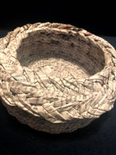Load image into Gallery viewer, Paper Zen Designs - Recycled Newspaper Woven Basket, Black / White, Home Decor, Paper Zen Designs, Atrium 916 - Sacramento.Shop
