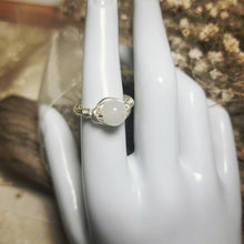 Load image into Gallery viewer, Island Girl Art - Wire Wrapped Ring- White Jade Wrap, Jewelry, Island Girl Art by Rhean, Atrium 916 - Sacramento.Shop