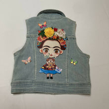 Load image into Gallery viewer, Maggie Devos- Denim vest-Fridita- Children Size 6X, Fashion, Maggie Devos, Atrium 916 - Sacramento.Shop
