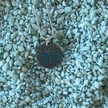 Load image into Gallery viewer, Joyce Pierce - Small Copper Medallion Pendants Hand Painted, Jewelry, Joyce Pierce, Atrium 916 - Sacramento.Shop