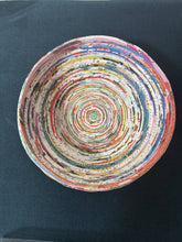Load image into Gallery viewer, Paper Zen Designs - Rolled Upcycled Magazine Paper Container, Home Decor, Paper Zen Designs, Atrium 916 - Sacramento.Shop