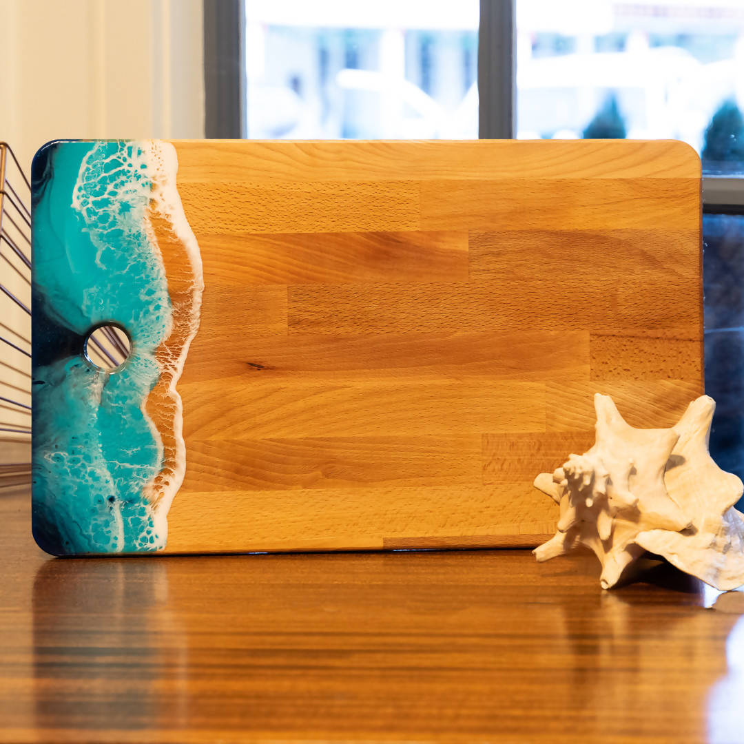 Awkwood Things - Large Ocean Inspired Cutting Board