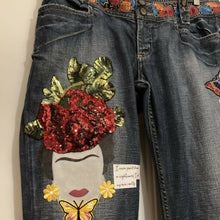 Load image into Gallery viewer, Maggie Devos-Frida Crop Jeans w/ties-Size 10, Fashion, Maggie Devos, Atrium 916 - Sacramento.Shop