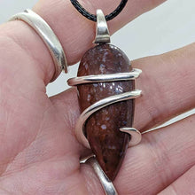 Load image into Gallery viewer, Arcane Moon - Sterling Silver Wrapped Aragonite Pendant, Jewelry, Arcane Moon, Atrium 916 - Sacramento.Shop